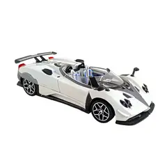 DIECAST MASTER - Auto Colección Pagani Zonda Escala 1 :32 BLANCO Con Sonido y Luces