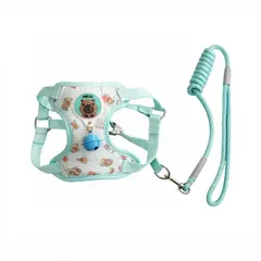 GENERICO - Pechera Arnés Capibara Para Mascotas Perros Y Gatos Color Verde