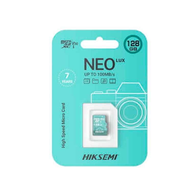 MEMORIA MICRO SD 128GB NEO LUX COLOR CELESTE l PN HK-HS-TF-D3-128G