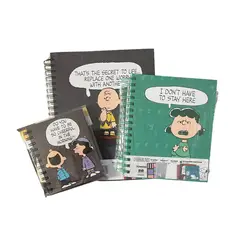 DGNOTTAS - Set x 3 cuadernos dibujo peanuts
