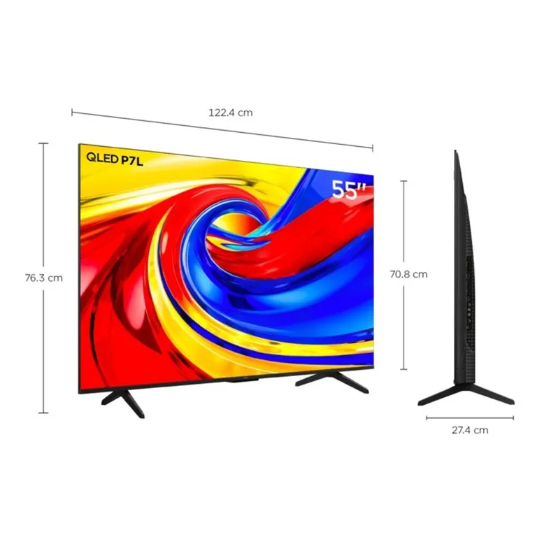 Televisor 55'' QLED Premium 4K UHD Google TV 55P7L Año 2026