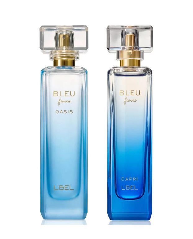 Perfume Bleu femme Oasis y Bleu Femme Capri -