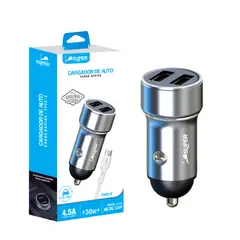 OEM - Cigarrera Para Auto De Metál Carga Rápida