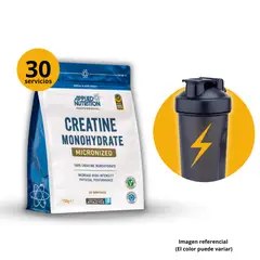 APPLIED NUTRITION - CREATINA DE 150gr CON SHAKER - CREATINA MONOHIDRATADA Y MICRONIZADA