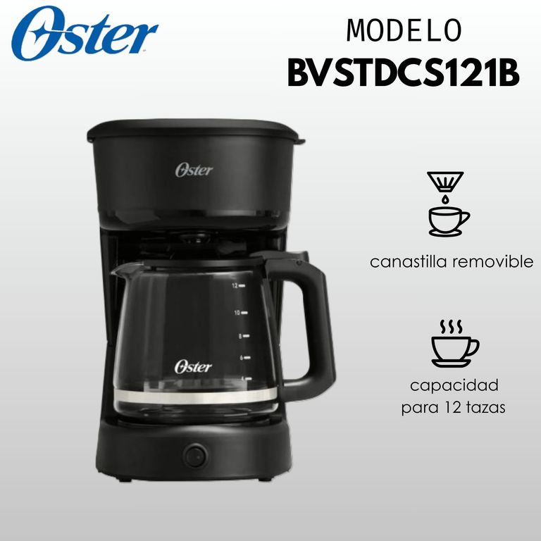 CAFETERA NEGRA 12 TAZAS BVSTDCS121B