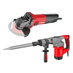 RANKOR - Martillo Demoledor 1300w + Amoladora 950w