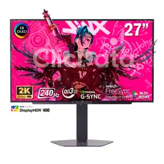 LG - Monitor UltraGear OLED XG7 27GX704A-B 27 QHD 003ms G-Sync FreeSync Premium Pivot