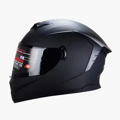 GENERICO - CASCO INTEGRAL HOKEN FF702 NEGRO MATE - CERTIFICADO