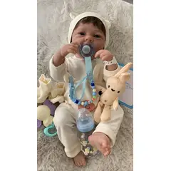 GENERICO - MUÑECA REALISTA REBORN CON ACCESORIO Y SONIDO