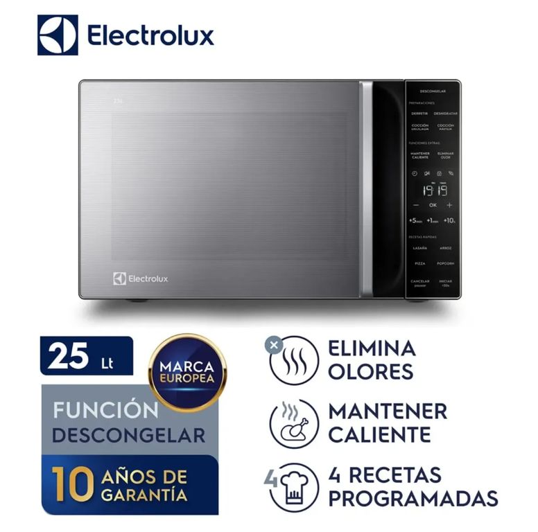 Microondas Freestanding 25L EMDY25S2MXM Gris