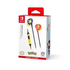 NINTENDO - Auriculares con Cable PowerA para Switch Pikachu