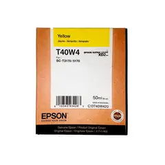 EPSON - Tinta T40W420 Amarilla Original 50 ml UltraChrome XD2 SureColor T3170 T5170.