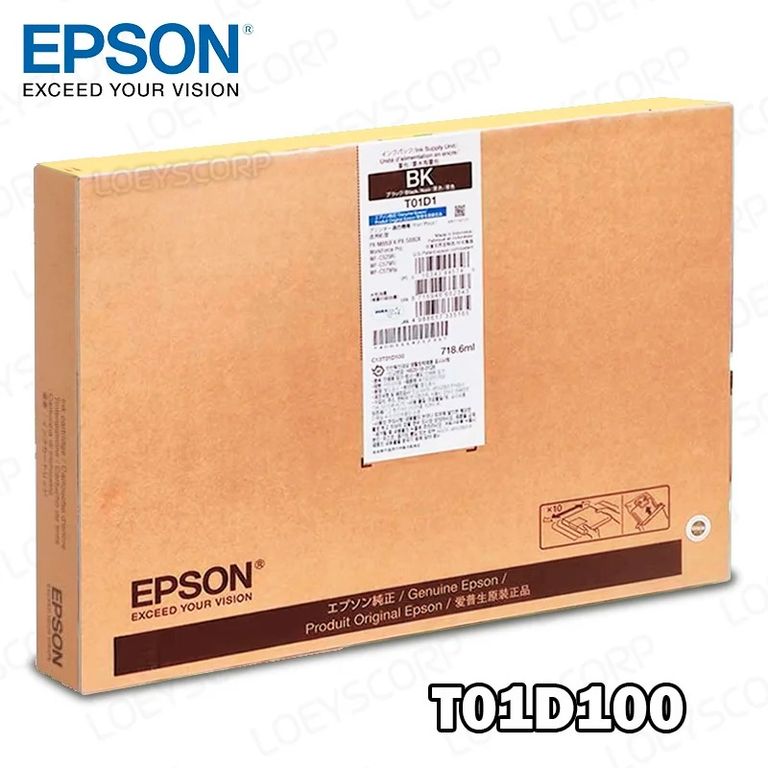 Tinta T01D100 Negro Original Alta Capacidad WF-C529R WF-C579R.