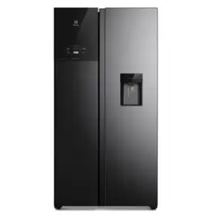 ELECTROLUX - Refrigeradora Side By Side 611 Litros AutoSense Frost Free Black ERS65F2P5BB