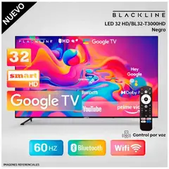 BLACKLINE - Televisor LED 32 HD Smart TV BL32-T3000HD