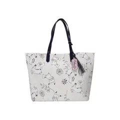 POKEMON - Bolso Tote Grande Mujer Pikachu Pink