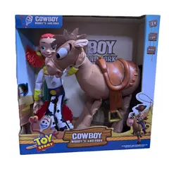 GENERICO - MUÑECA VAQUERA CON CABALLO