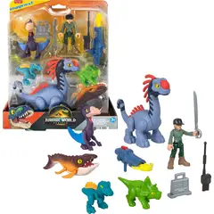 IMAGINEXT - Jurassic World Rebirth - Set de Figuras y Accesorios