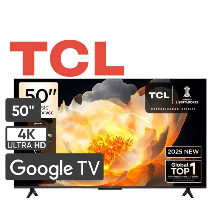 TELEVISOR 50 4K HDR MOD 50V6C+ REGALO ANTENA D.