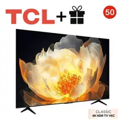TCL - TELEVISOR 50 4K HDR MOD 50V6C+ REGALO ANTENA D.
