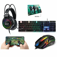 OEM - Combo Full RGB Teclado + Accesorios Gamer 5 En 1
