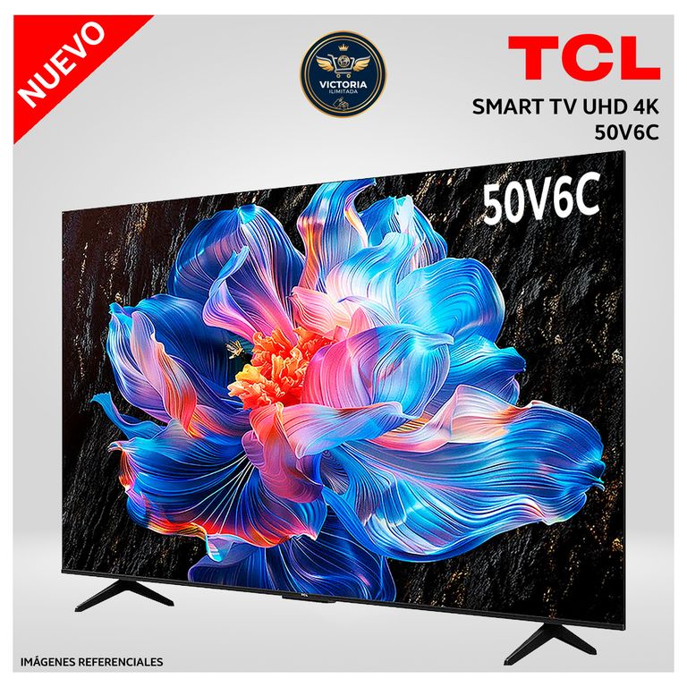 Televisor 50” LED UHD 4K Smart TV Modelo Nuevo - 50V6C