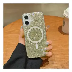 GENERICO - CASE IFANS CON MAGSAFE EPOXY PARA IPHONE 16 BLANCO