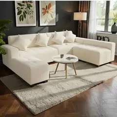 WAYRA CASA & DISEÑO - Juego de Sala Nina sofá Modular de 4 cuerpos