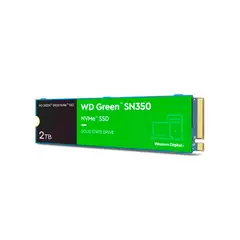 SANDISK - Western Digital Green SN350 2TB NVMe M.2 2280 SSD - Velocidad PCIe Gen3 X4 y alta capacida
