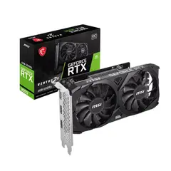 MSI - Tarjeta de video GeForce RTX 3050 Ventus 2X, 6GB GDDR6, PCIe 4.0 - Rendimiento excepci