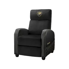 COUGAR - Sofá Gamer Ranger Elite Reclinable Ergonómico Negro Dorado