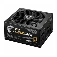 MSI - Fuente 650W MAG A650GN II 80 Plus Gold