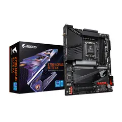 GIGABYTE - Motherboard Z790 AORUS ELITE AX LGA1700 ATX con conectividad WiFi