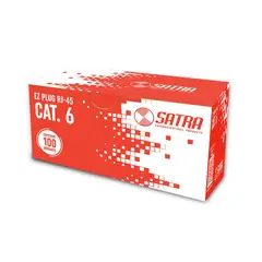 SATRA - Conectores EZ Cat6 RJ45 22-26AWG