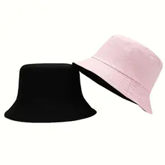 GENERICO - Bucket Hat Reversible Rosado - Negro Unisex