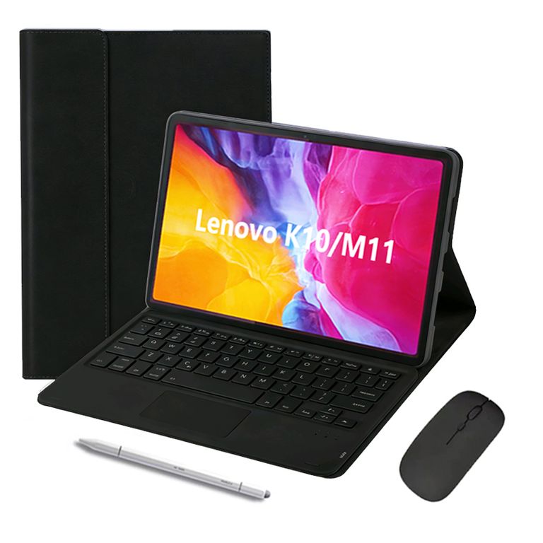Tablet M11 k10 8GB+128GB WiFi y Teclado Estuche-Negro+ Lápiz + ratón