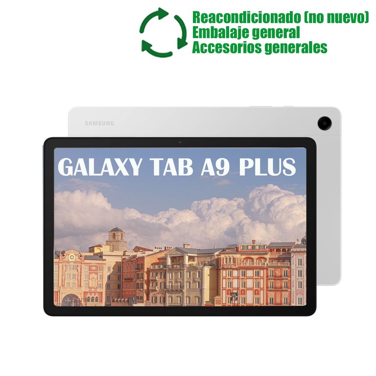 Galaxy Tab A9 Plus WiFi 11inch 4GB+64GB Reacondicionado SemiNuevo-Plata