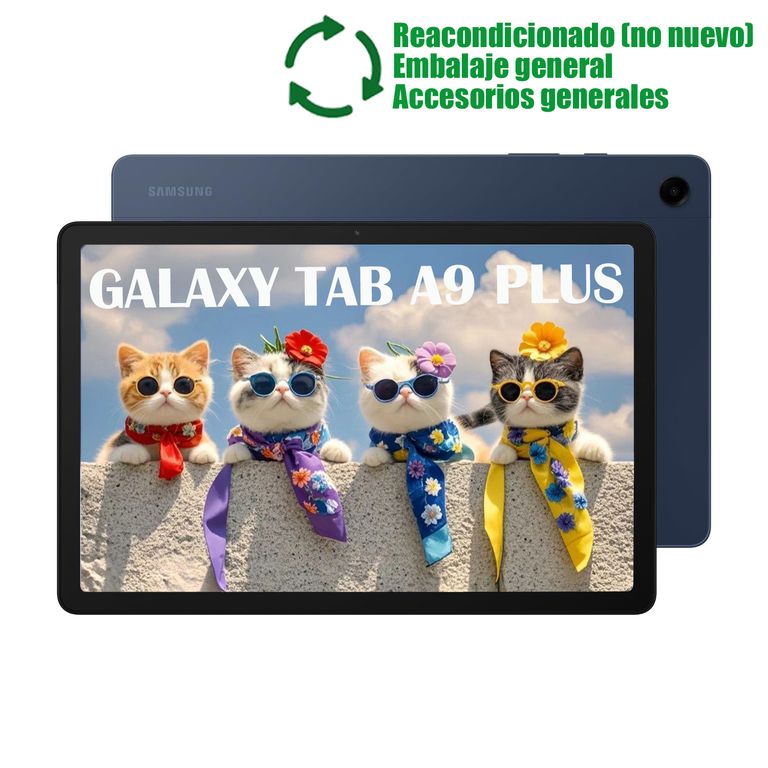 Galaxy Tab A9 Plus WiFi 11inch 4GB+64GB Reacondicionado SemiNuevo-Azul