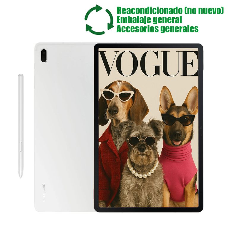 Galaxy Tab S7 Fe 12.4inch WiFi 4GB+64GB S-PEN Reacondicionado SemiNuevo-Plata