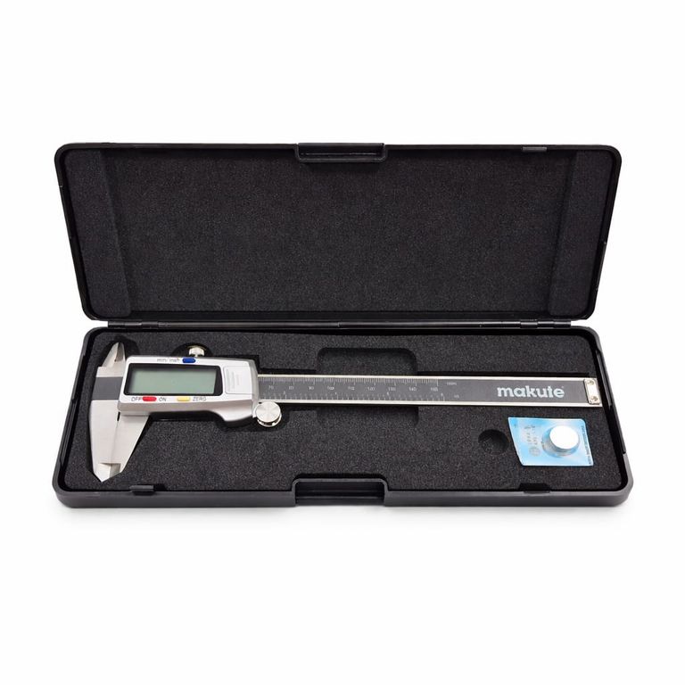 Calibrador Vernier Digital 150mm Acero INOX Alta Precisión LCD