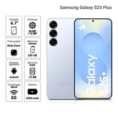 SAMSUNG - GALAXY S25 PLUS 12GB RAM 256GB - ICYBLUE-OPEN BOX