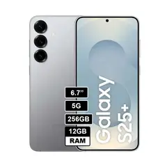 SAMSUNG - GALAXY S25 PLUS 12GB RAM 256GB - SILVER-OPEN BOX