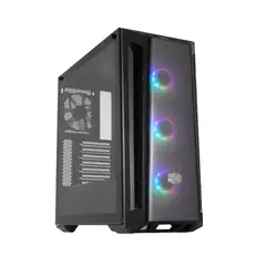 COOLER MASTER - Caja Mid Tower Box MB520 ARGB con iluminación RGB