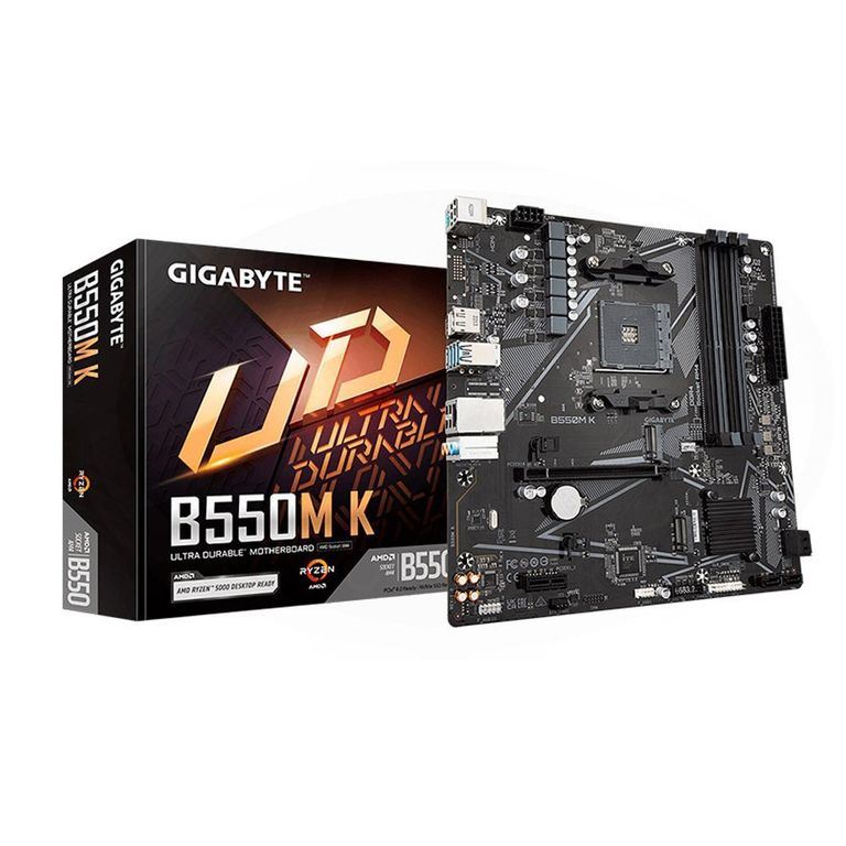 Motherboard B550M K Micro Atx Socket Am4 Amd B550 Para Ryzen 5 3 7