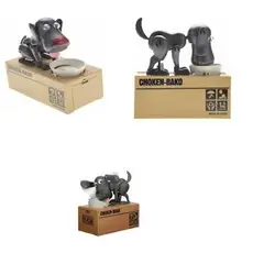 GENERICO - Alcancía Electrónica Perrito Ahorrador Negro