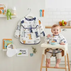 GENERICO - Mandil Infantil con Mangas Croco Set x 2 Unds