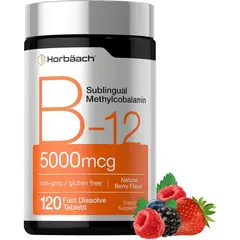 GENERICO - Vitamina B12 Horbaach 5000 Mcg Metilcobalamina Sublingual