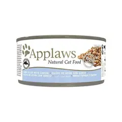 PREMIUM - Applaws Gatos Lata Filete de Atún con Queso 70 gr