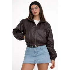 GENERICO - JACKET BOMBER OVERSIZE TENDENCIA MUJER