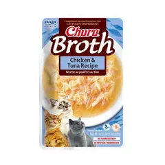 CHURU - Broth Gatos Caldo de Pollo con Atún 40 gr